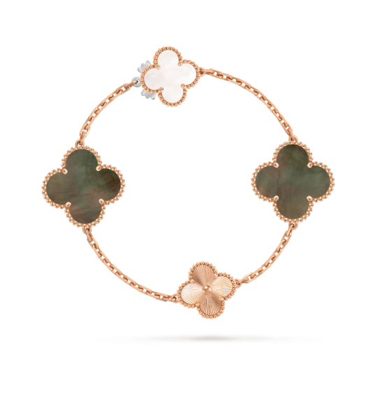 [⭐moonlume]DETACHABLE CLOVER 15(11+4) FLOWER SILVER NECKLACE SET