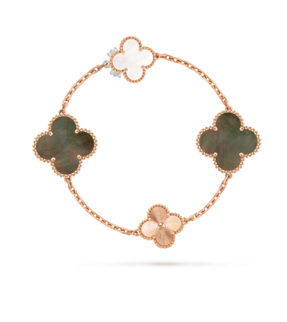 [⭐moonlume]DETACHABLE CLOVER 15(11+4) FLOWER SILVER NECKLACE SET
