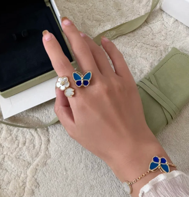 [⭐moonlume]2026 NEW TWIN BUTTERFLY LUCKY RING
