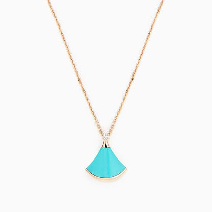 [⭐moonlume]DREAM NECKLACE TURQUOISE PINK GOLD