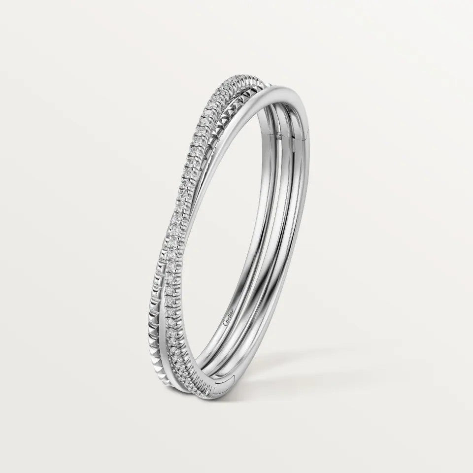 [⭐moonlume]ETINCELLE HALF-PAVED DIAMOND BRACELET