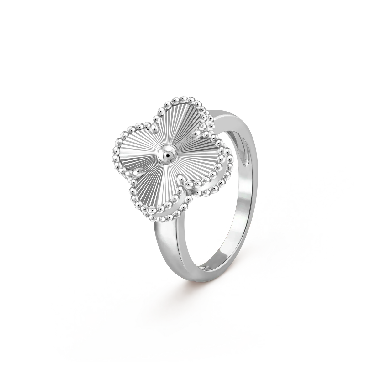 [⭐moonlume]CLOVER SILVER RING