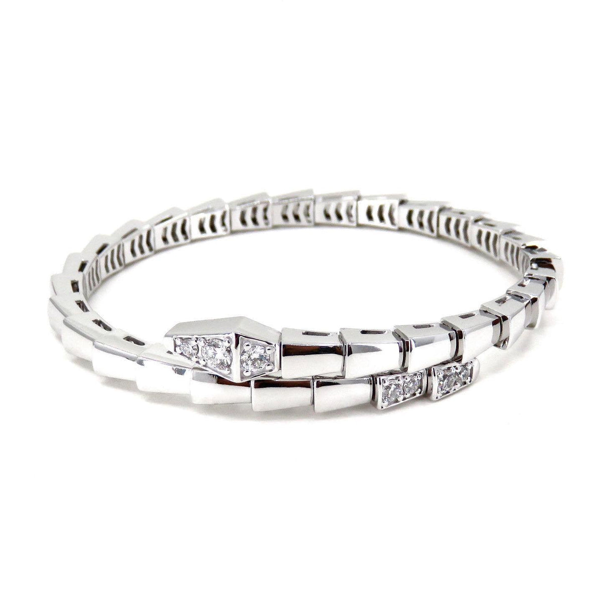 [⭐moonlume]SERPENTI BRACELET DIAMONDS SILVER