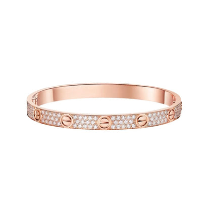 [⭐moonlume]LOVE BRACELET 6.1MM DIAMOND-PAVED