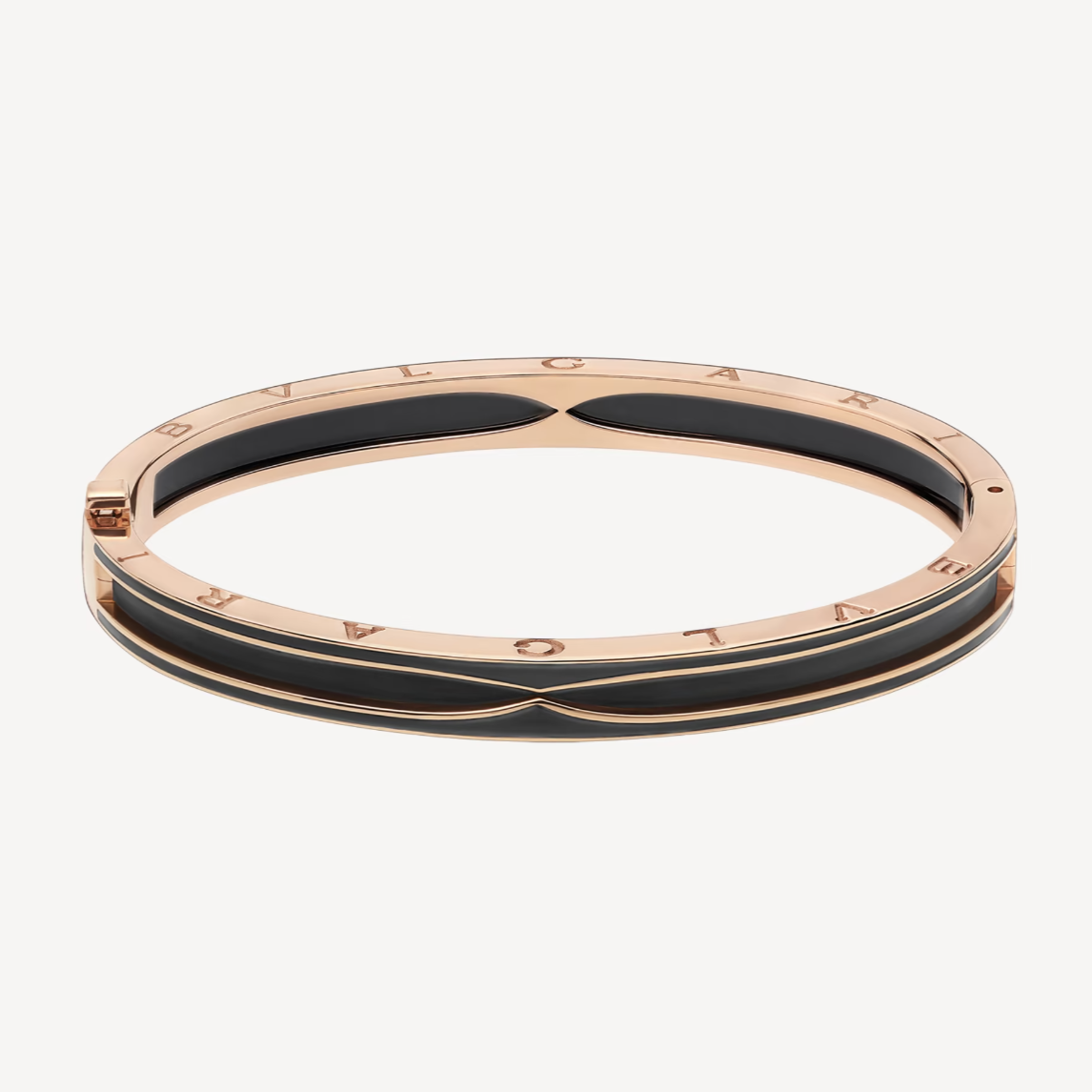 [⭐moonlume]ZERO 1 PINK GOLD WITH MATTE BLACK CERAMIC BRACELET