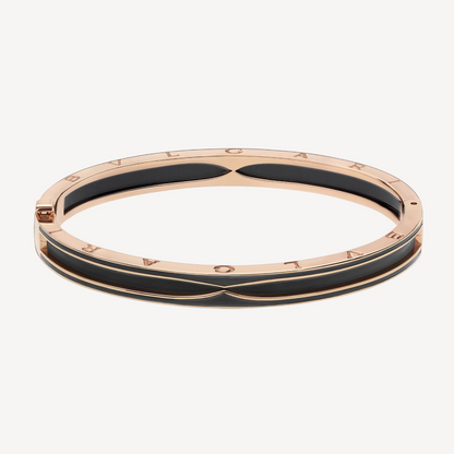 [⭐moonlume]ZERO 1 PINK GOLD WITH MATTE BLACK CERAMIC BRACELET