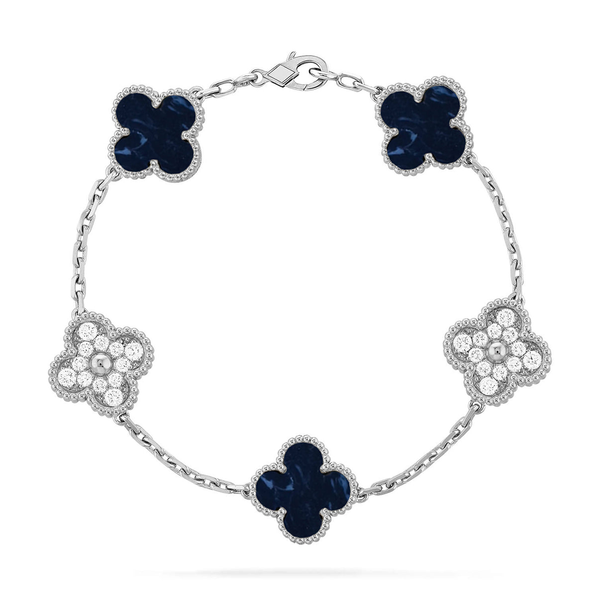 [⭐moonlume]CLOVER 5 MOTIF PIETERSITE BRACELET COLLECTION