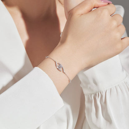 [⭐moonlume]Demo Eye Pave-Set Diamond Bracelet