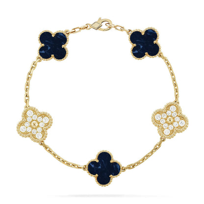 [⭐moonlume]CLOVER 5 MOTIF PIETERSITE BRACELET COLLECTION
