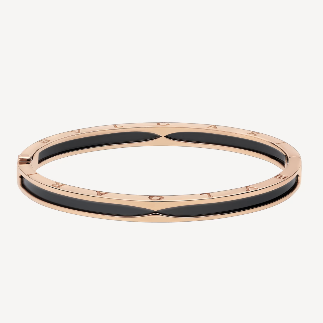 [⭐moonlume]ZERO 1 PINK GOLD WITH BLACK CERAMIC BRACELET