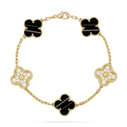 [⭐moonlume] CLOVER 5 MOTIF PULSAR STONE BRACELET COLLECTION