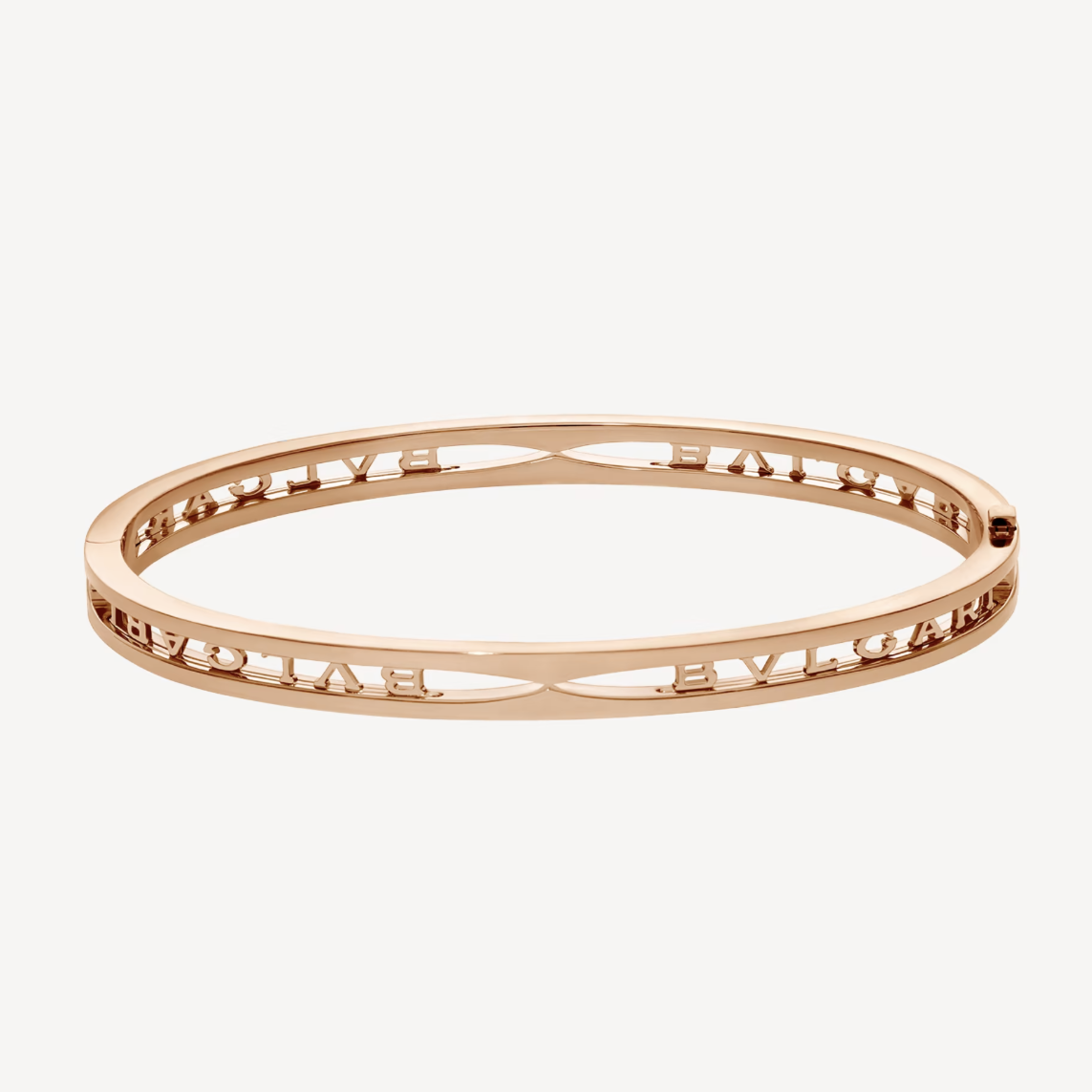 [⭐moonlume]ZERO 1 SPIRAL LOGO PINK GOLD BRACELET