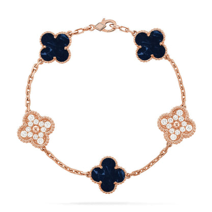 [⭐moonlume]CLOVER 5 MOTIF PIETERSITE BRACELET COLLECTION