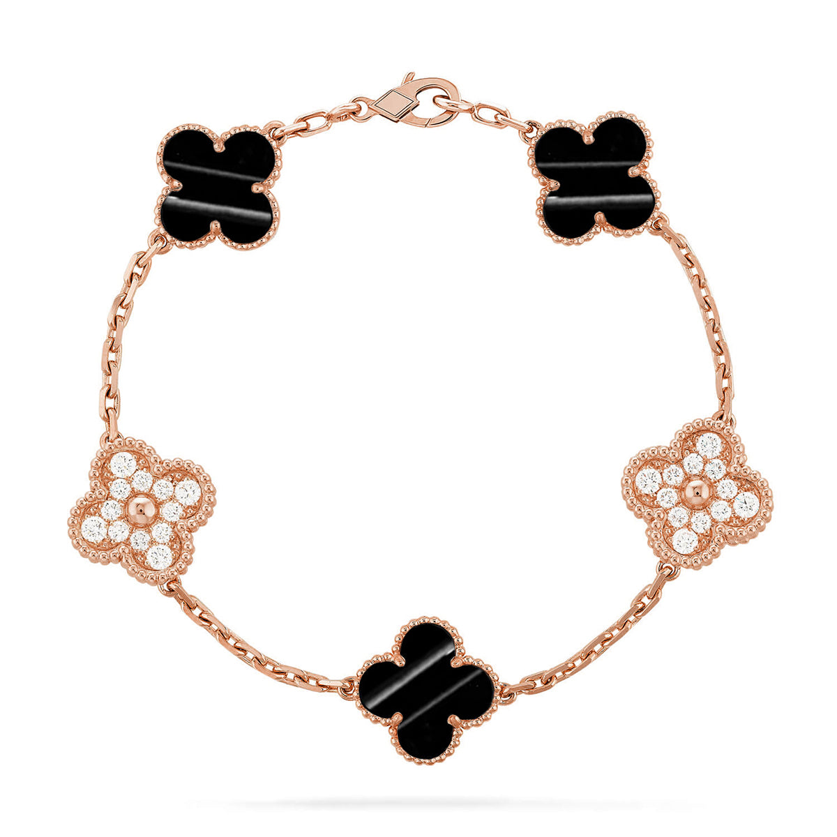 [⭐moonlume] CLOVER 5 MOTIF PULSAR STONE BRACELET COLLECTION