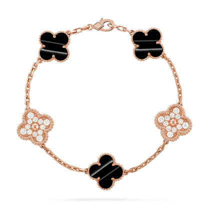 [⭐moonlume] CLOVER 5 MOTIF PULSAR STONE BRACELET COLLECTION