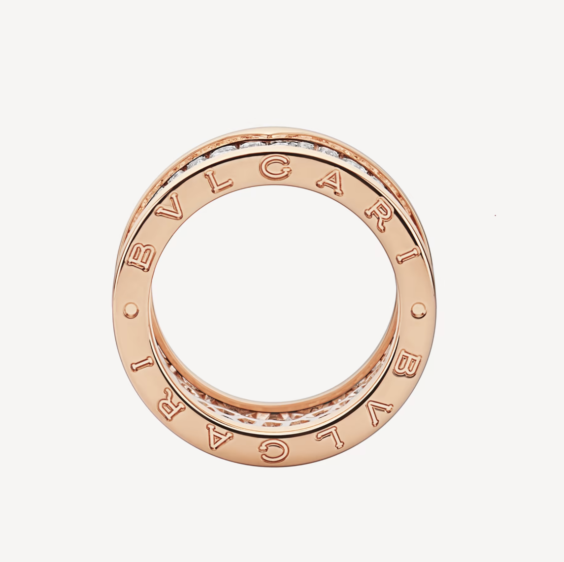 [⭐moonlume]ZERO 1 WITH PAVED DIAMONDS ON THE SPIRAL RING