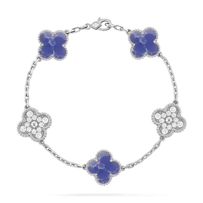 [⭐moonlume]CLOVER 5 MOTIF BLUE VEINS BRACELET COLLECTION
