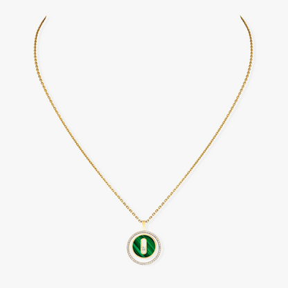 [⭐moonlume]Demo MOVE 1 DIAMOND MALACHITE GOLD DIAMOND NECKLACE