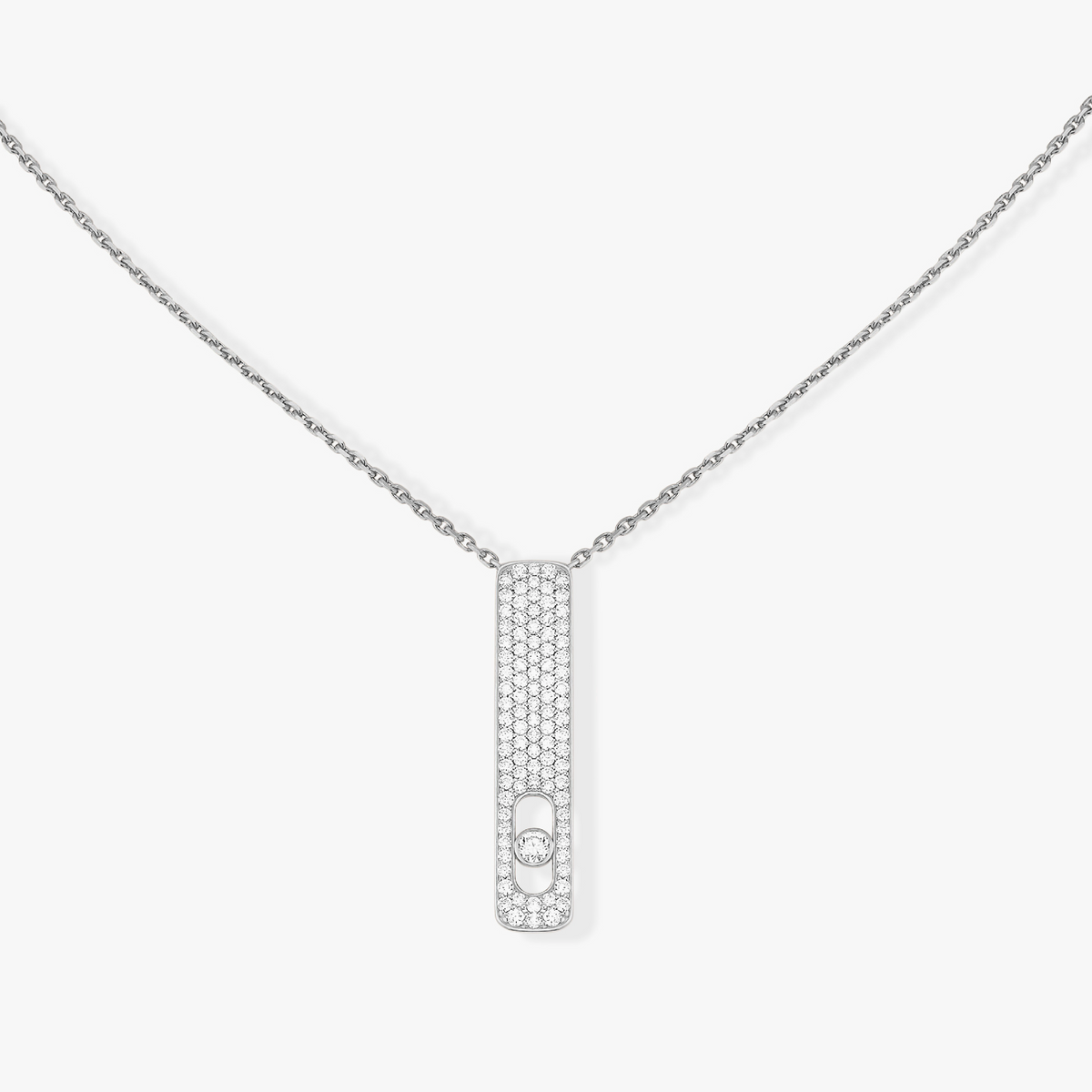 [⭐moonlume]MY FIRST DIAMOND PAVED NECKLACE
