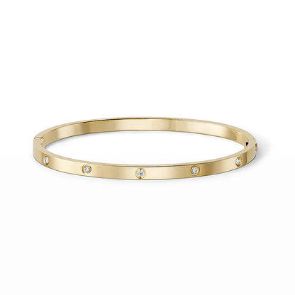 [⭐moonlume]LOVE BRACELET 3.65MM 10 DIAMONDS