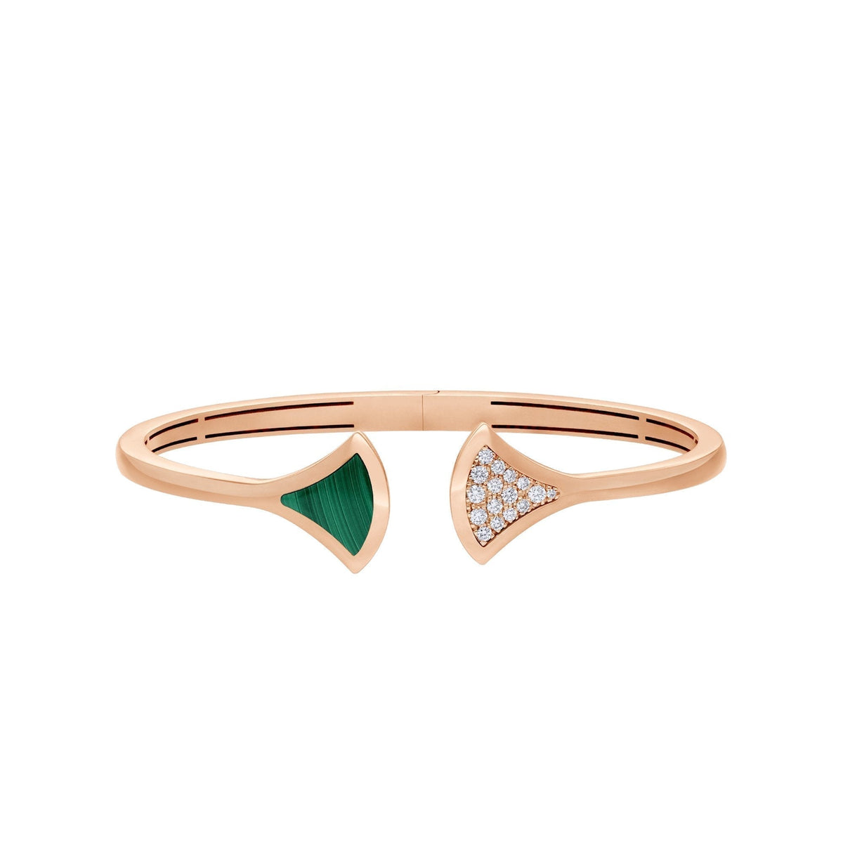[⭐moonlume]DREAM BRACELET OPEN MALACHITE PINK GOLD