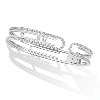 [⭐moonlume]MOVE 10TH PAVED DIAMOND BRACELET