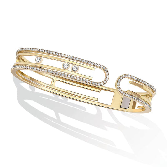 [⭐moonlume]MOVE 10TH PAVED DIAMOND BRACELET