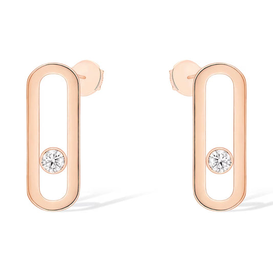 [⭐moonlume]MOVE UNO SMALL 1 DIAMOND EARRINGS