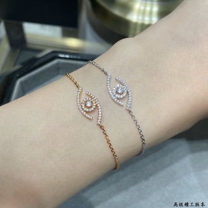 [⭐moonlume]Demo Eye Pave-Set Diamond Bracelet