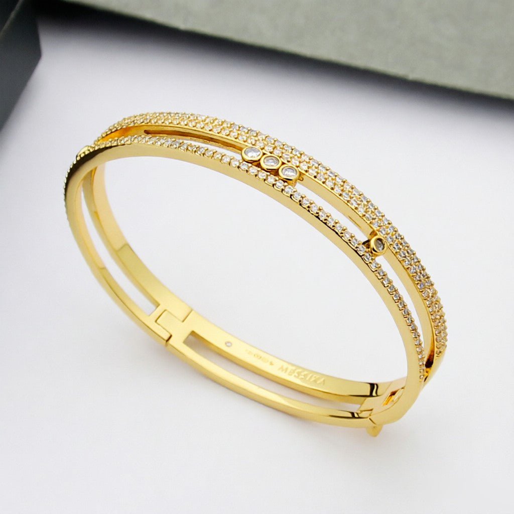 [⭐moonlume]Move Romane pavé bangle