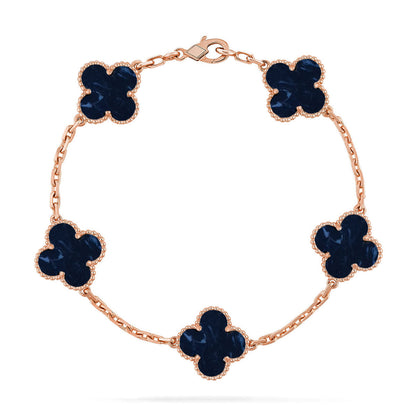 [⭐moonlume]CLOVER 5 MOTIF PIETERSITE BRACELET COLLECTION