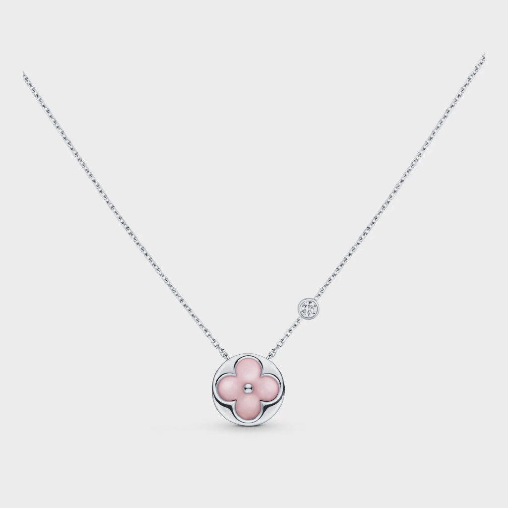 [⭐moonlume]SUN MOTIF PINK MOP SILVER BRACELET