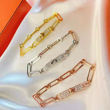 [⭐moonlume]CHAINE BRACELET SMALL MODEL DIAMOND