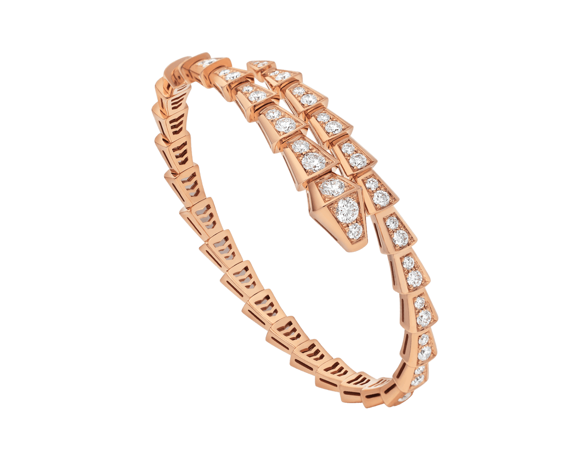 [⭐moonlume]SERPENTI BRACELET 6.8MM PINK GOLD DIAMOND