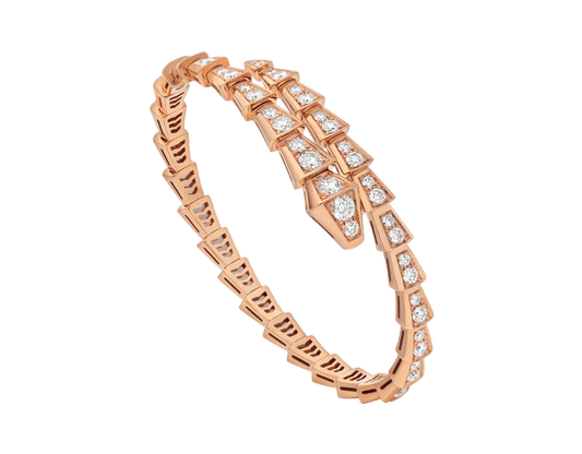 [⭐moonlume]SERPENTI BRACELET 6.8MM PINK GOLD DIAMOND