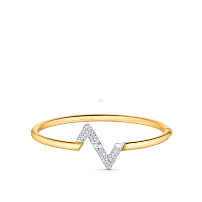 [⭐moonlume]VOLTE UPSITE DOWN GOLD DIAMOND BRACELET