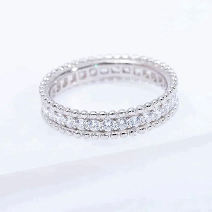 [⭐moonlume]PERLEE DIAMOND SILVER RING