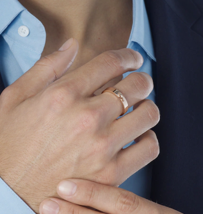 [⭐moonlume]ALLIANCE LIENS VIDENCE 4MM RING