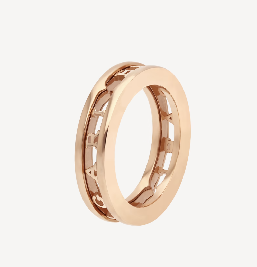 [⭐moonlume]ZERO 1 ONE-BAND WITH OPENWORK LOGO SPIRAL RING