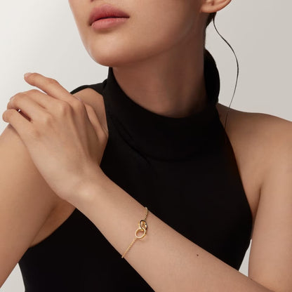 [⭐moonlume]LOVE BRACELET DOUBLE RING