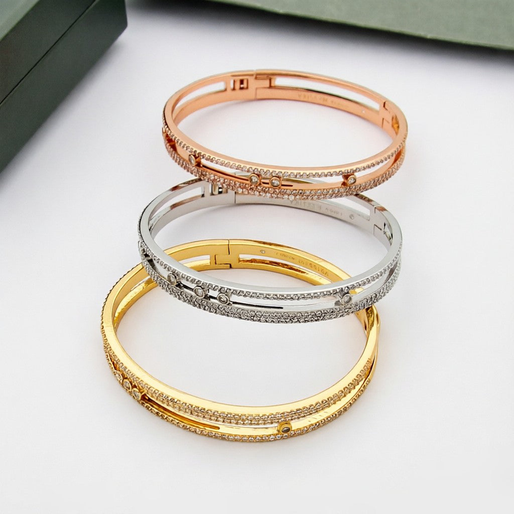 [⭐moonlume]Move Romane pavé bangle