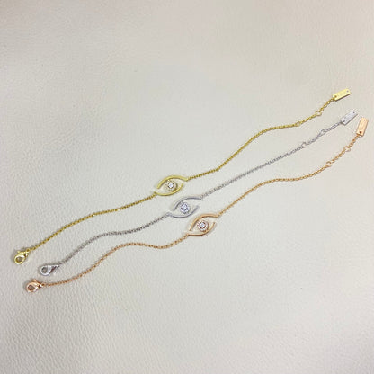 [⭐moonlume]Demo Eye Pave-Set Diamond Bracelet