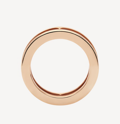 [⭐moonlume]ZERO 1 ONE-BAND WITH OPENWORK LOGO SPIRAL RING
