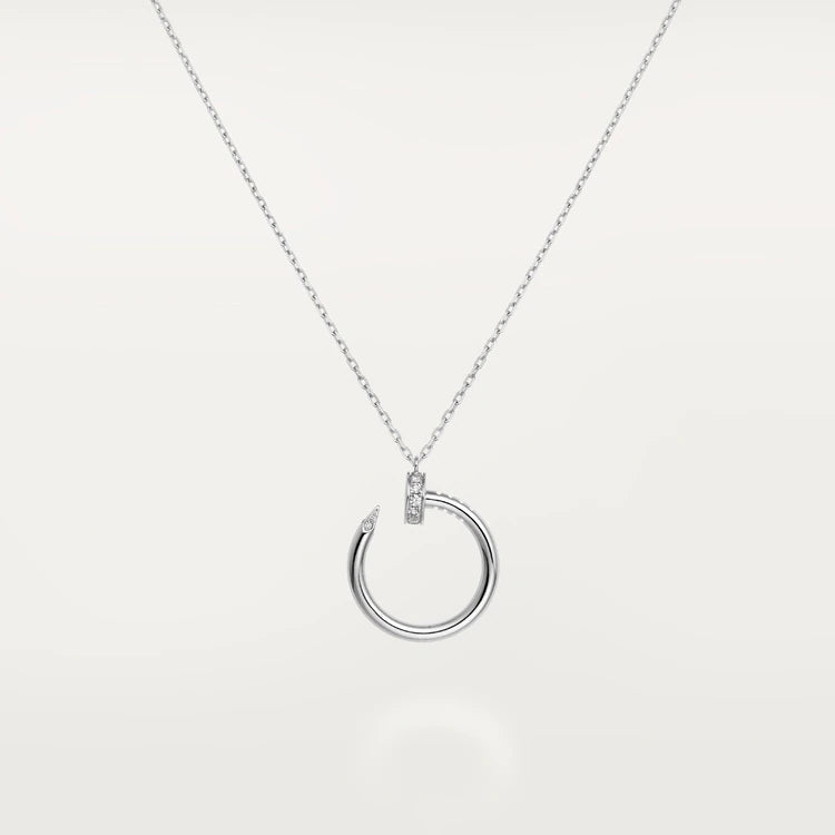 [⭐moonlume]JUSTE NECKLACE SILVER