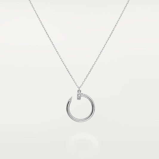 [⭐moonlume]JUSTE NECKLACE SILVER