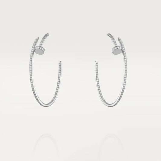 [⭐moonlume]JUSTE EARRINGS FULL DIAMONDS 1.8MM