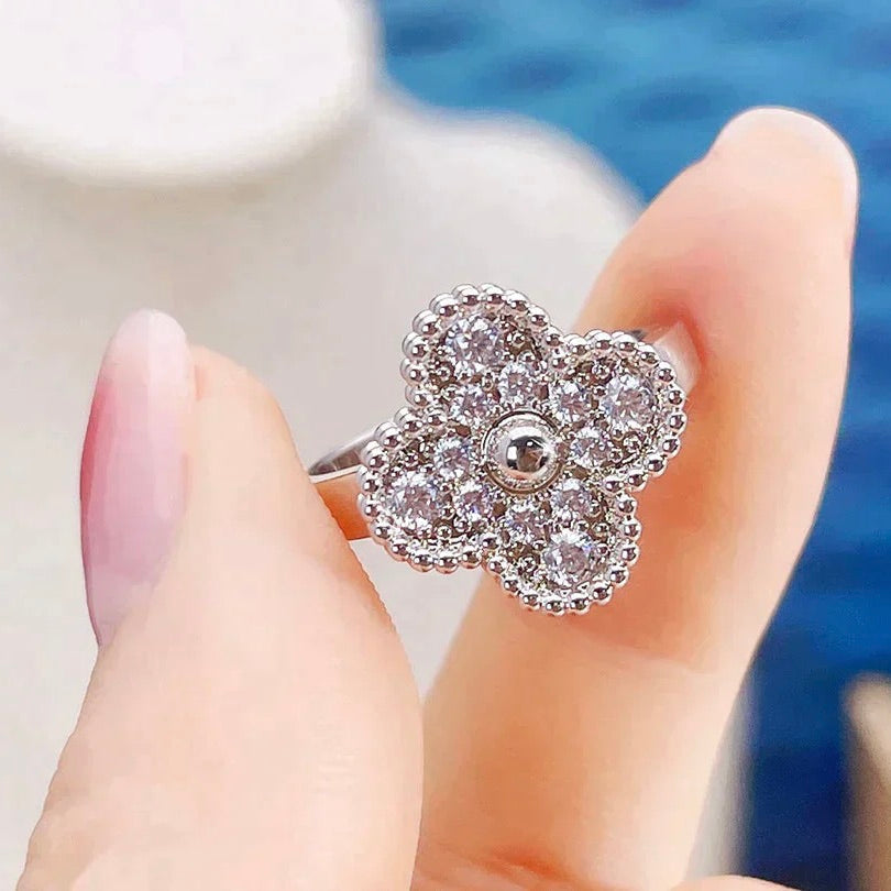 [⭐moonlume]CLOVER DIAMOND RING