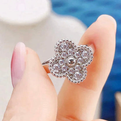 [⭐moonlume]CLOVER DIAMOND RING