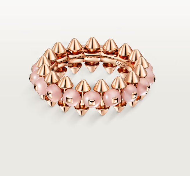[⭐moonlume]CLASH ELEGANT ROSE GOLD RING FEATURING NATURAL AGATE