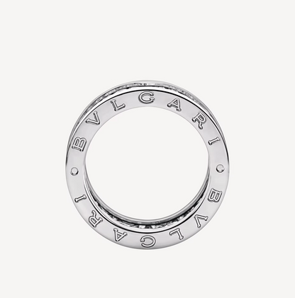 [⭐moonlume]ZERO 1 WITH PAVED DIAMONDS ON THE SPIRAL RING